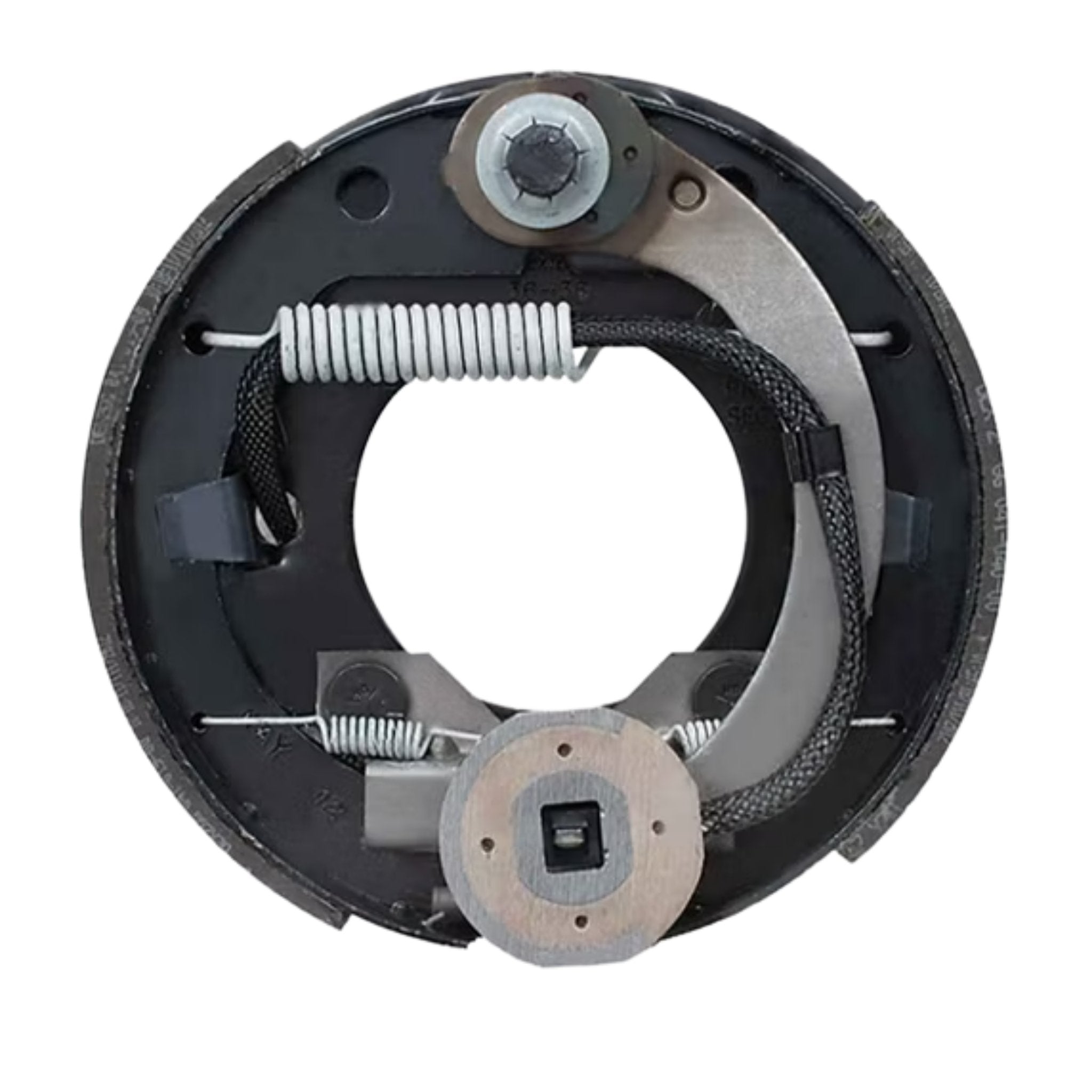 DEXTER 2,200 lb Trailer Brake Assembly - 7 in. x 1-1/4 in. - Right Hand (Passenger Side) - 4-Bolt Mount - Manual Adjust