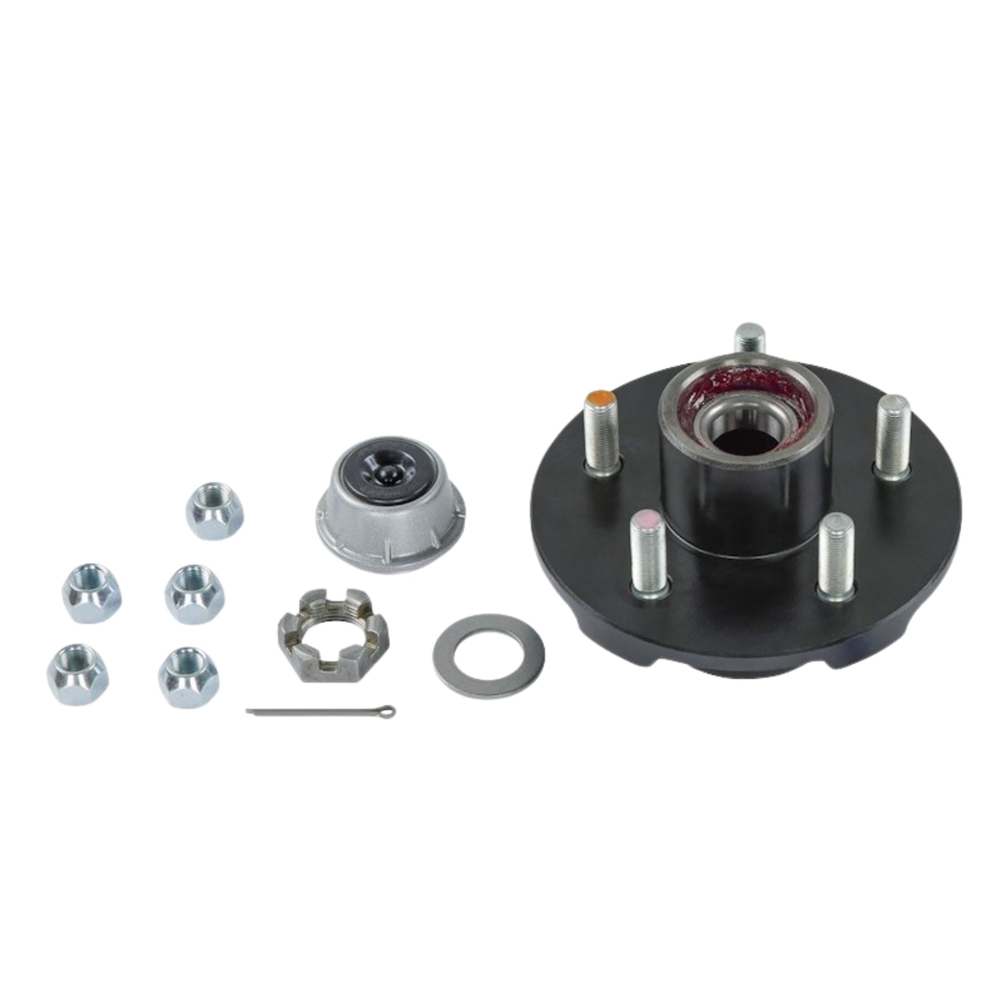 LIPPERT Trailer Idler Hub Assembly for 3,500 lb Axle - 5 on 4-1/2" - 1/2 in. Studs - Pre-Greased