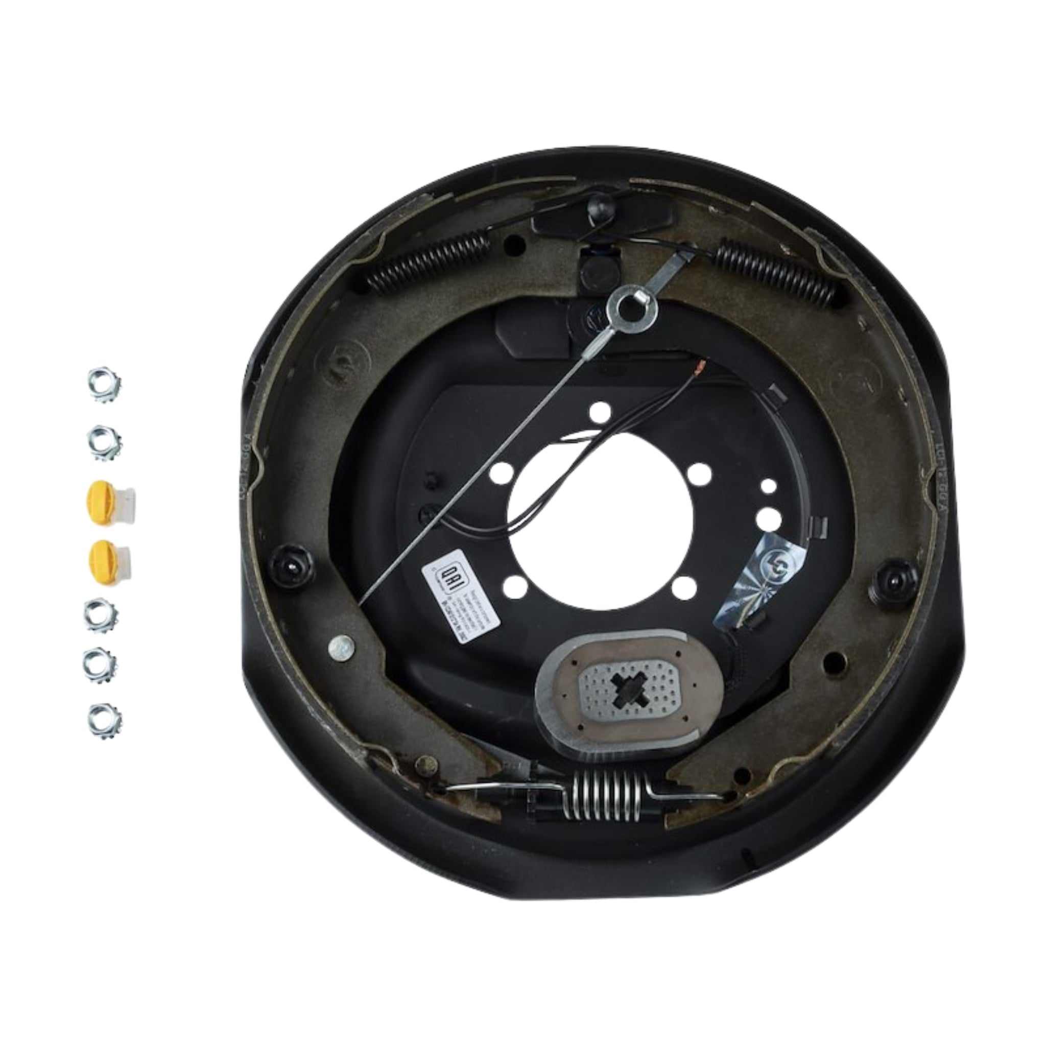 LIPPERT 5,200 - 7,000 lb Trailer Brake Assembly - 12 in. X 2 in. - Right Hand (Passenger Side) - Self Adjusting