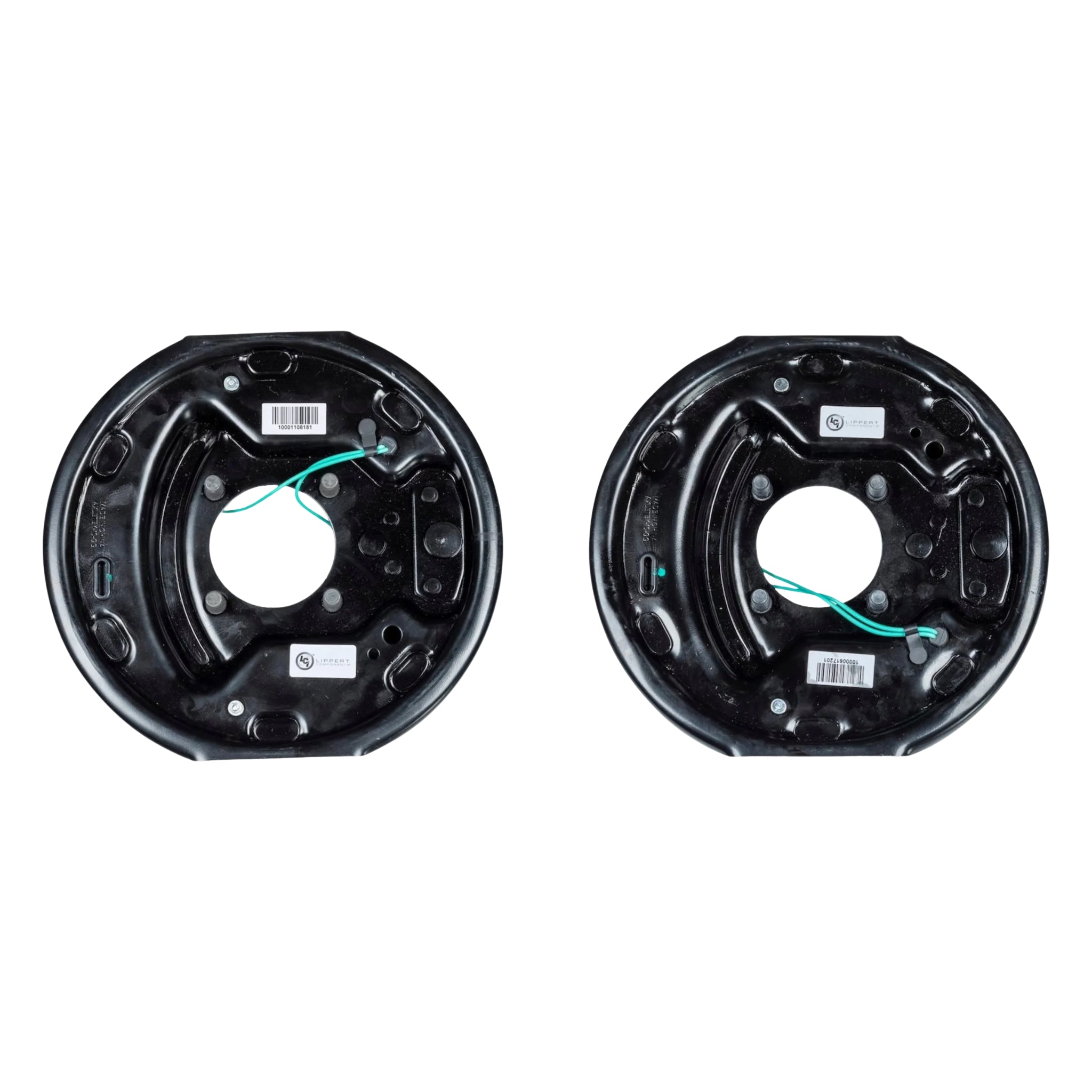 LIPPERT 3,500 lb Trailer Brake Assembly - 10 in. X 2-1/4 in. - Left/Right Hand (Driver/Passenger) Pair - Manual Adjust