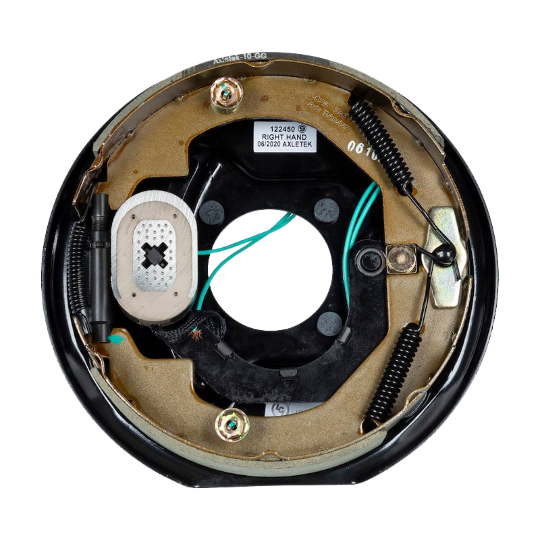 LIPPERT 3,500 lb Trailer Brake Assembly - 10 in. X 2-1/4 in. - Right Hand (Passenger Side) - Manual Adjust