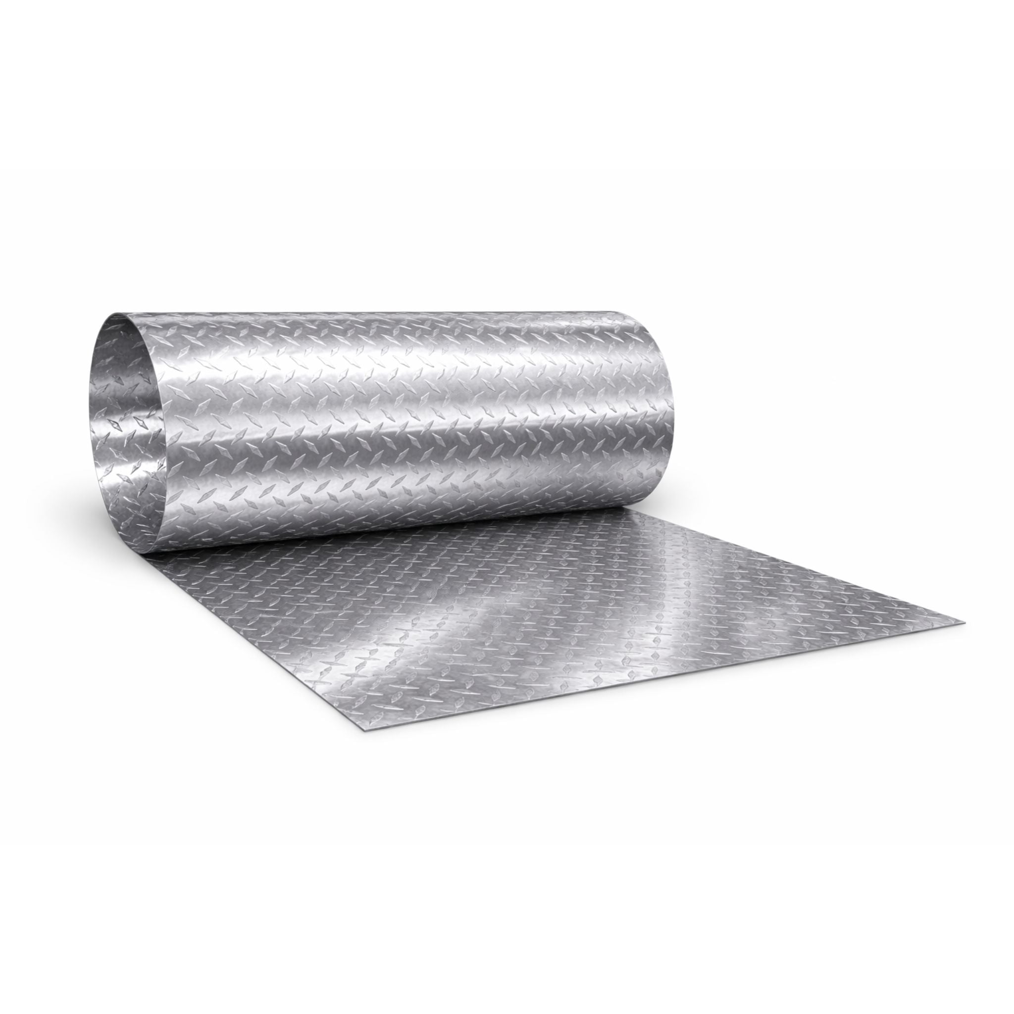 Enclosed/Cargo Trailer Polished Aluminum Diamond Tread Plate (ATP) Stone/Rock Guard - .025 in. x 48 in. x 96 in. for Flat-Front