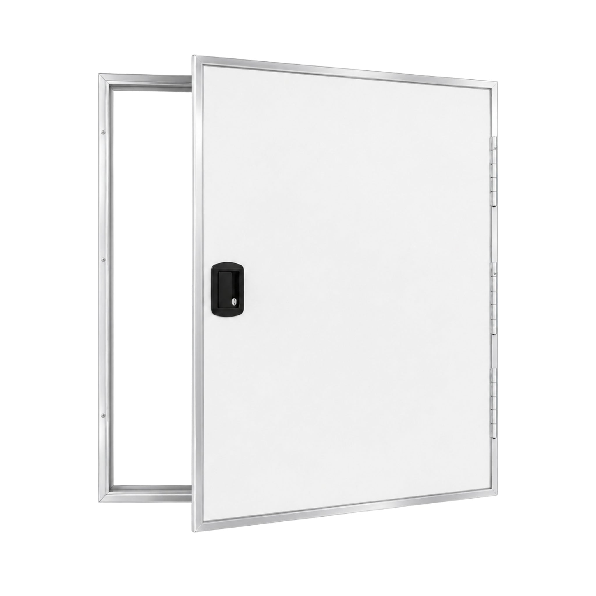Cargo/Race Trailer Escape Door Assembly with Frame & RV Flush Lock - 48" X 54"