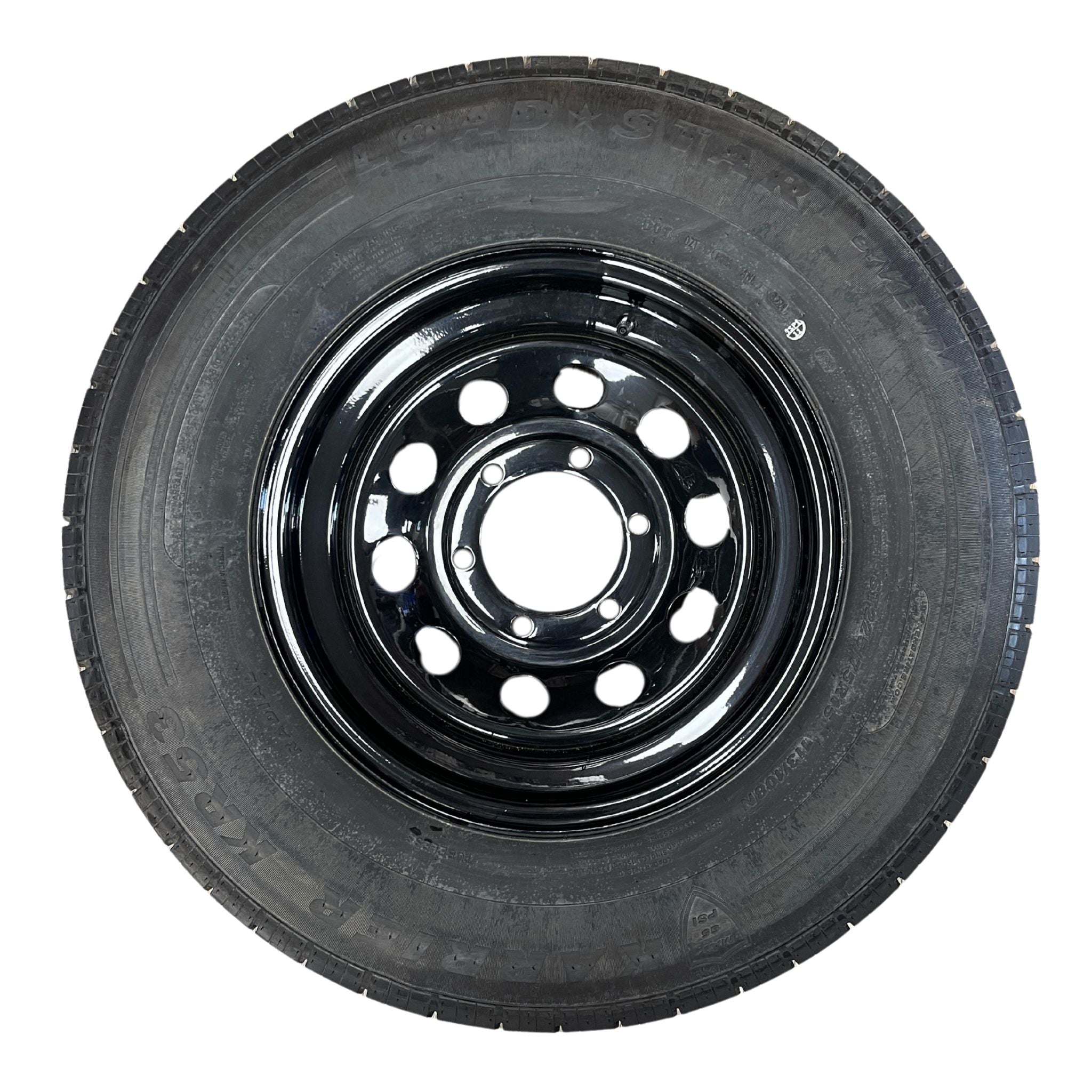 KENDA Loadstar 15" 8 Ply Radial Trailer Wheel & Tire - St 225/75R15 6-5.5" Lug