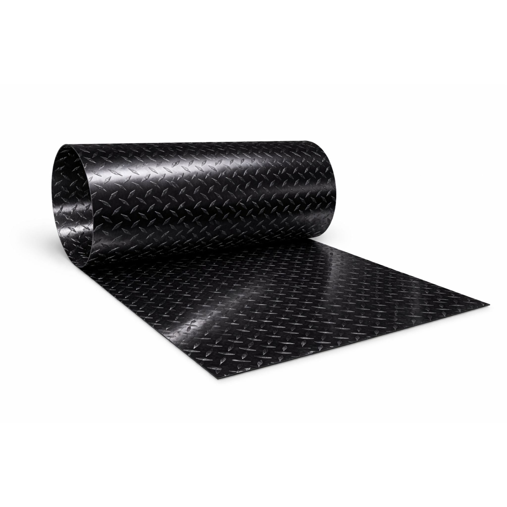 Enclosed/Cargo Trailer Black Aluminum Diamond Tread Plate (ATP) Stone/Rock Guard - .025 in. x 49 in. x 96 in. for Flat-Front