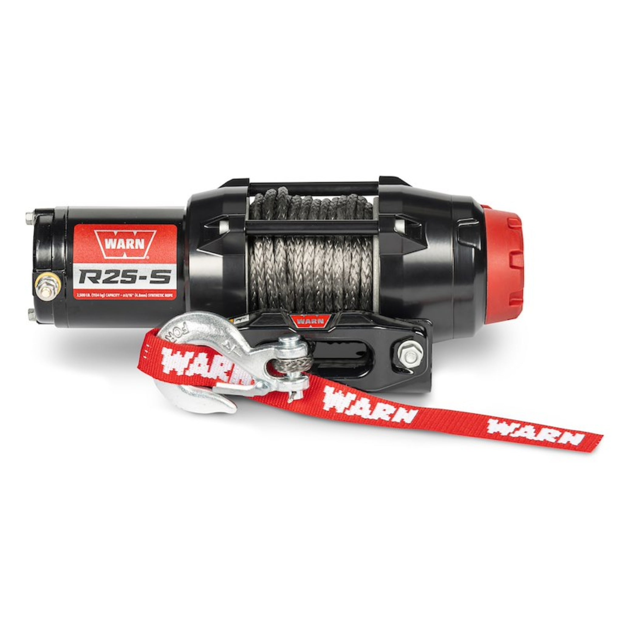 WARN R25-S Wired Synthetic Rope Winch - 2,500 lb - 50 ft. Line