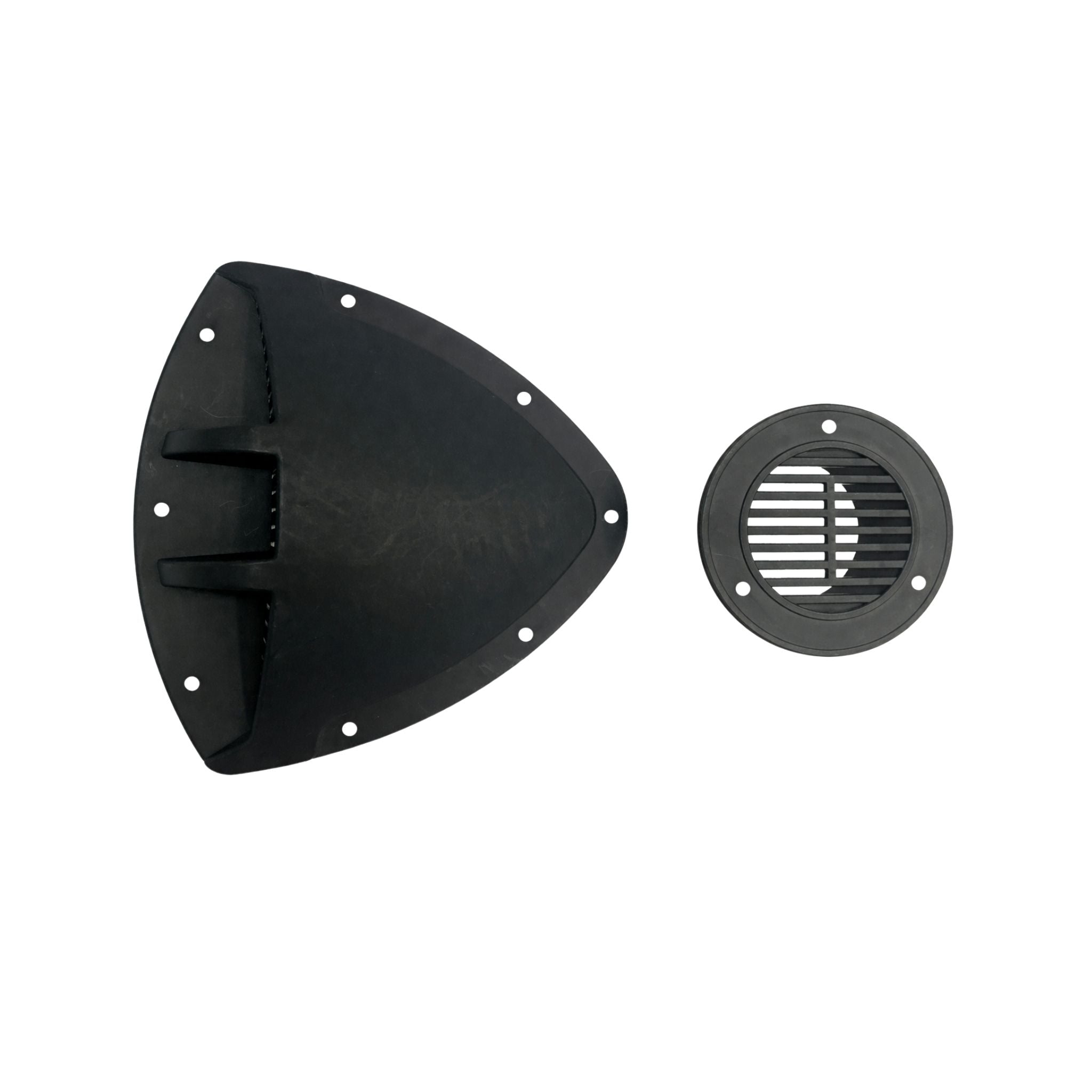 Cargo/Enclosed Trailer Side Air Flow Vent - Triangle Style w/ Interior Insert