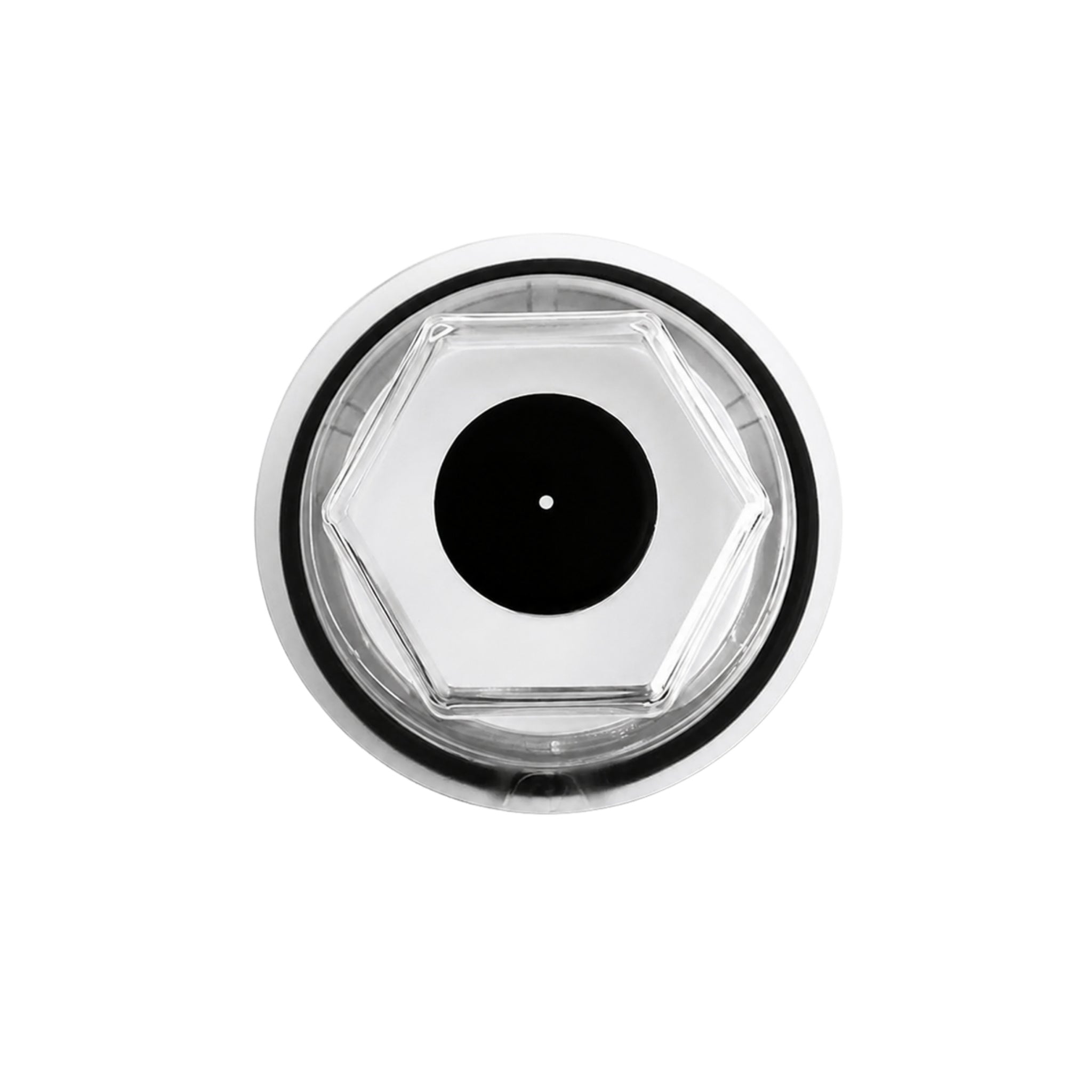 Replacement 21-35 Oil Bath Cap - Threaded - Clear - 2.875 in. OD for 6,000 lb, 8,000 lb (And 9,000 lb before October, 1989) Dexter Axles