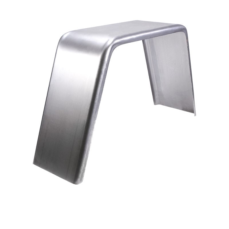 Steel 16 Gauge Jeep/Square Single Axle Trailer Fender - 10" (W) X 36" (L) X 19" (H)
