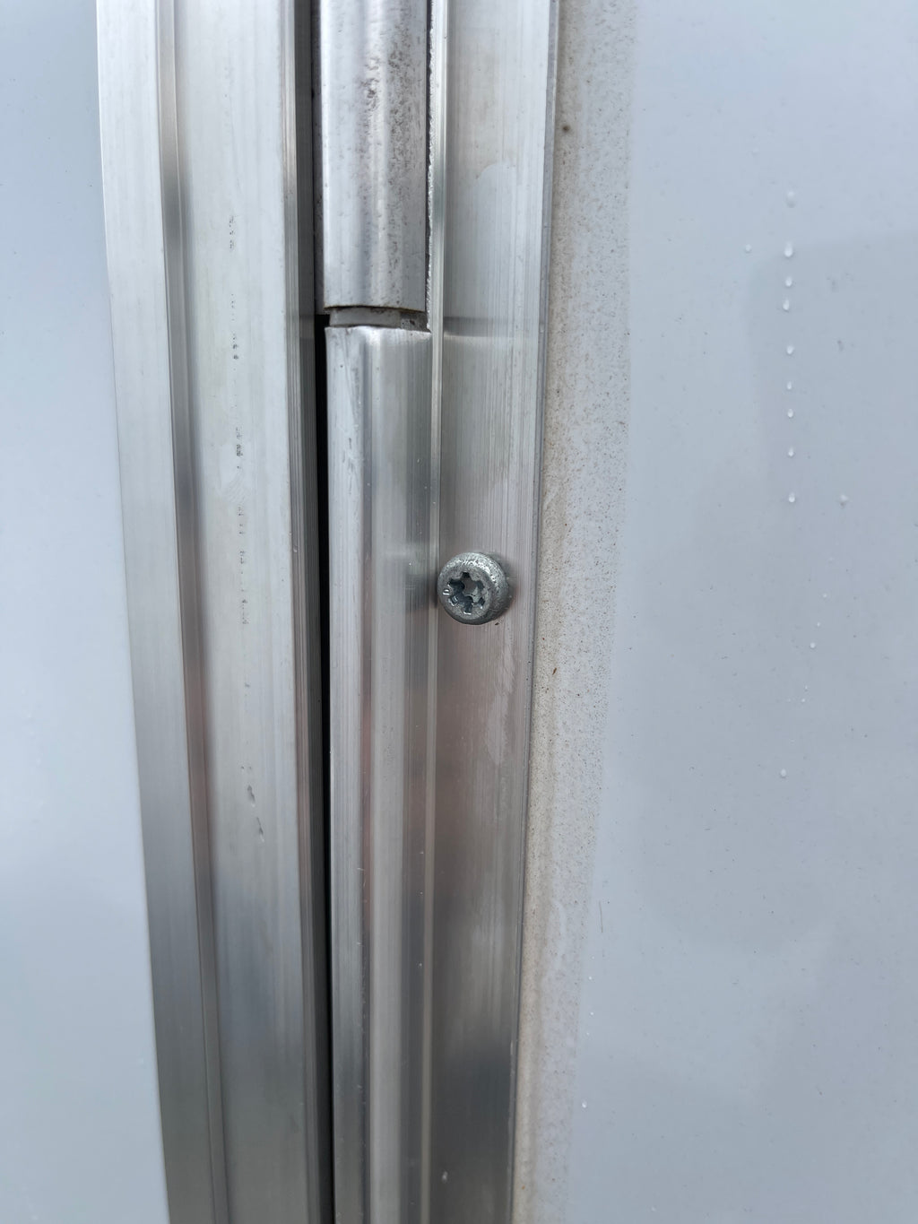 thumbnail image 2 of 36" Steel Painted Black Cargo Trailer Swing Door Hinged Cam Bar Lock W/ Hasp 2 of 5