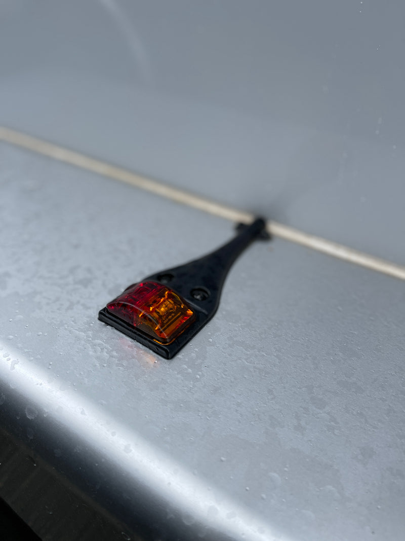 LED Trailer Amber/Red Fender Light 2 Wire - Left Hand (Driver Side)
