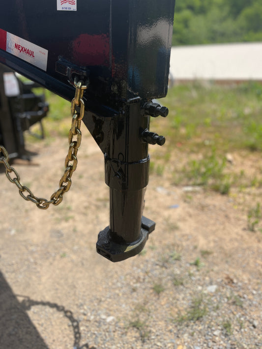 GOOSNECK COUPLER ROUND W/ SET SCREWS & PIN