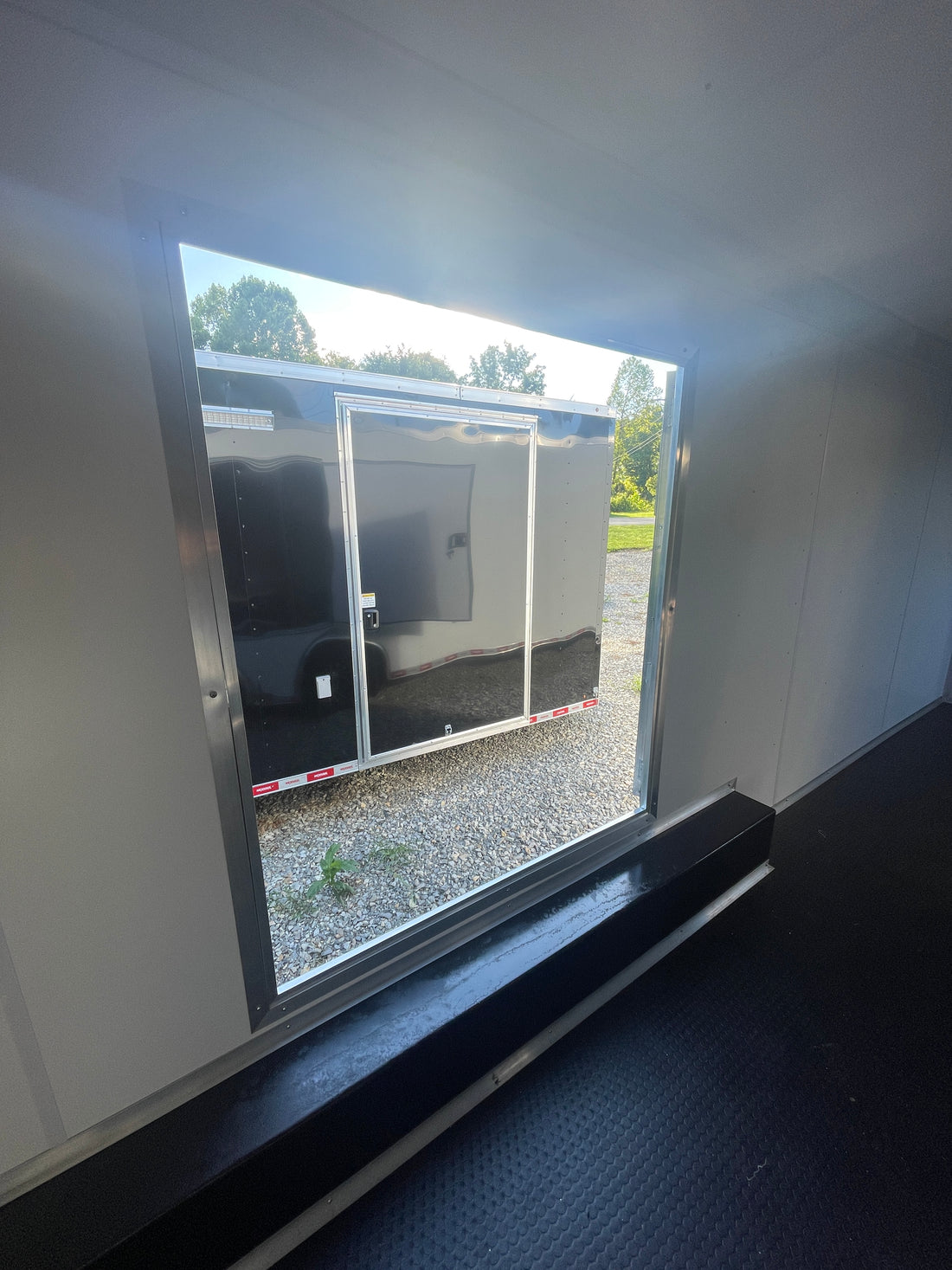 Race/Enclosed Trailer Car Hauler Escape Door W/ Frame - 48