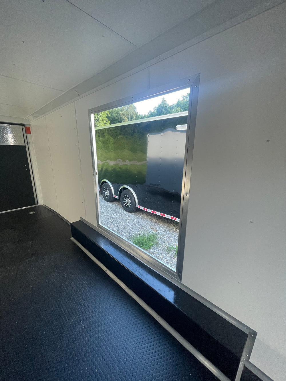 Race/Enclosed Trailer Car Hauler Escape Door W/ Frame - 48
