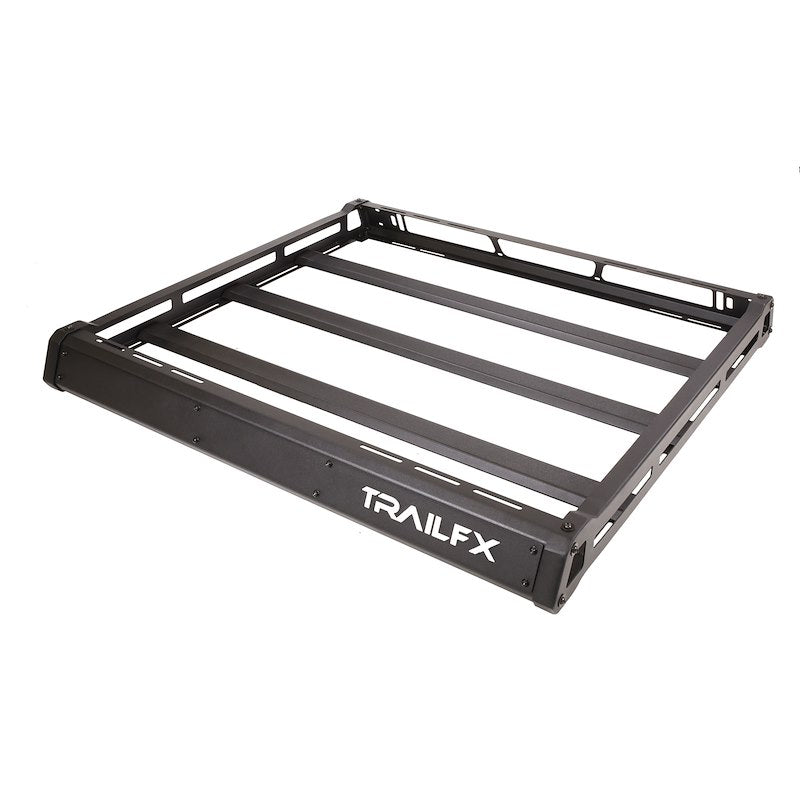 TRAILFX Roof Rack - Roof Mount Basket Rack, Direct Mount to Factory Hard Top - 53" (W) X 49" (L)