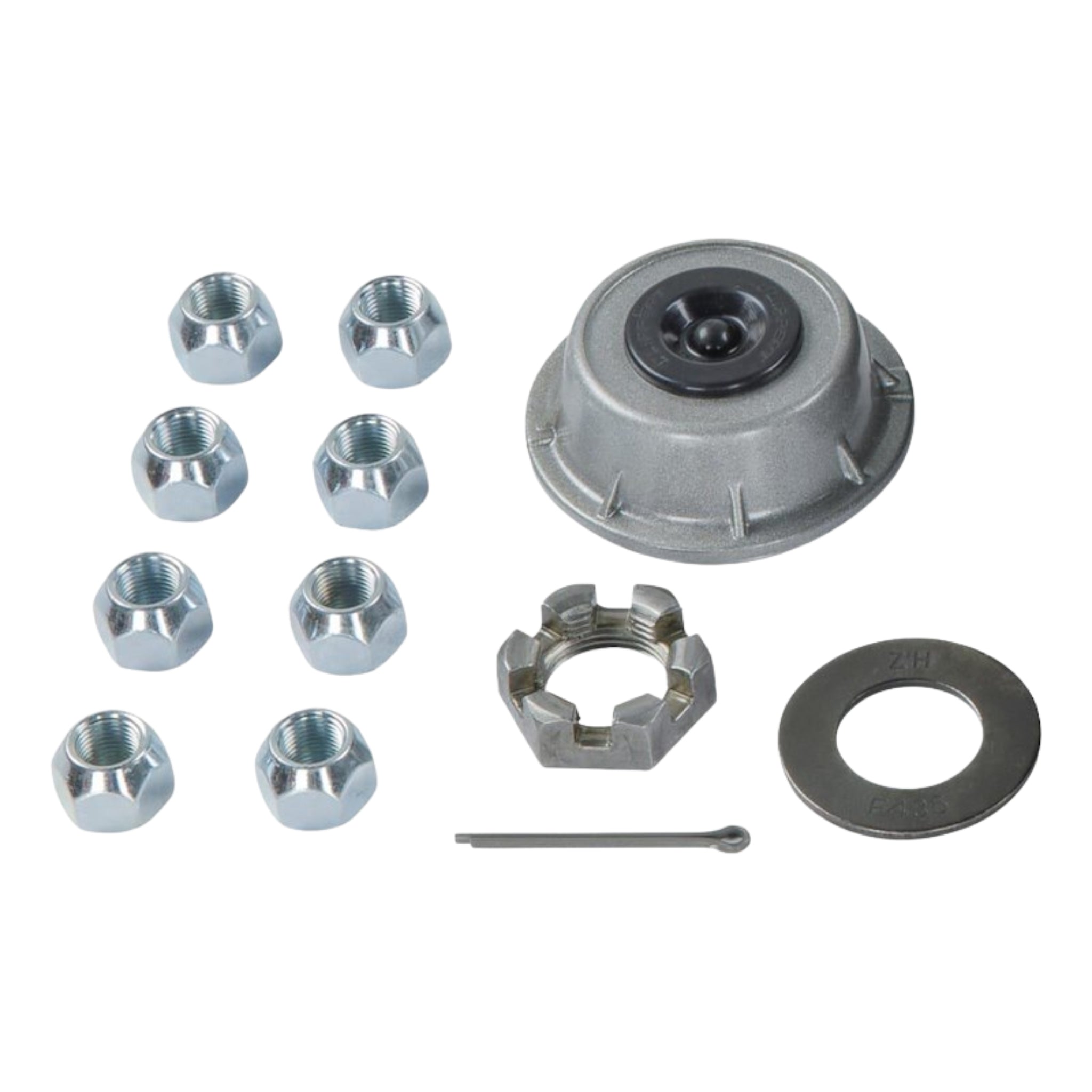 LIPPERT Trailer Hub/Drum Assembly for 7,000 lb Axle - 12" - 8 on 6-1/2" - 1/2 in. Studs - Pre-Greased
