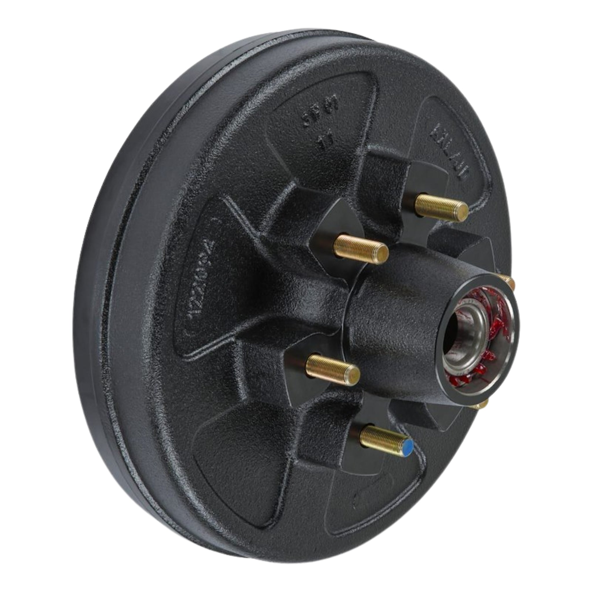 LIPPERT Trailer Hub/Drum Assembly for 6,000 lb Axle - 12" - 6 on 5-1/2" - 1/2 in. Studs - Pre-Greased