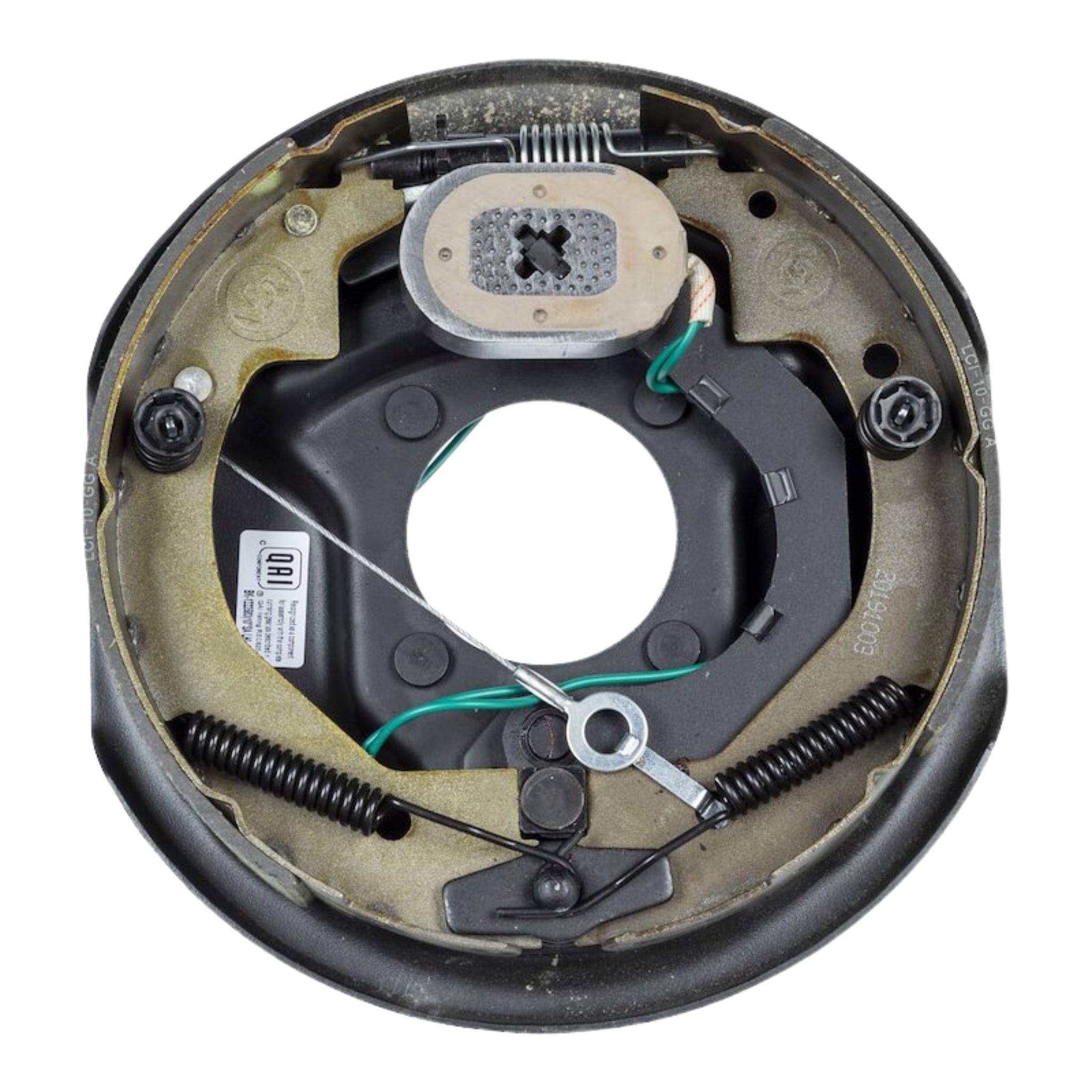 LIPPERT 3,500 lb Trailer Brake Assembly - 10 in. X 2-1/4 in. - Left Hand (Driver Side) - Self Adjusting