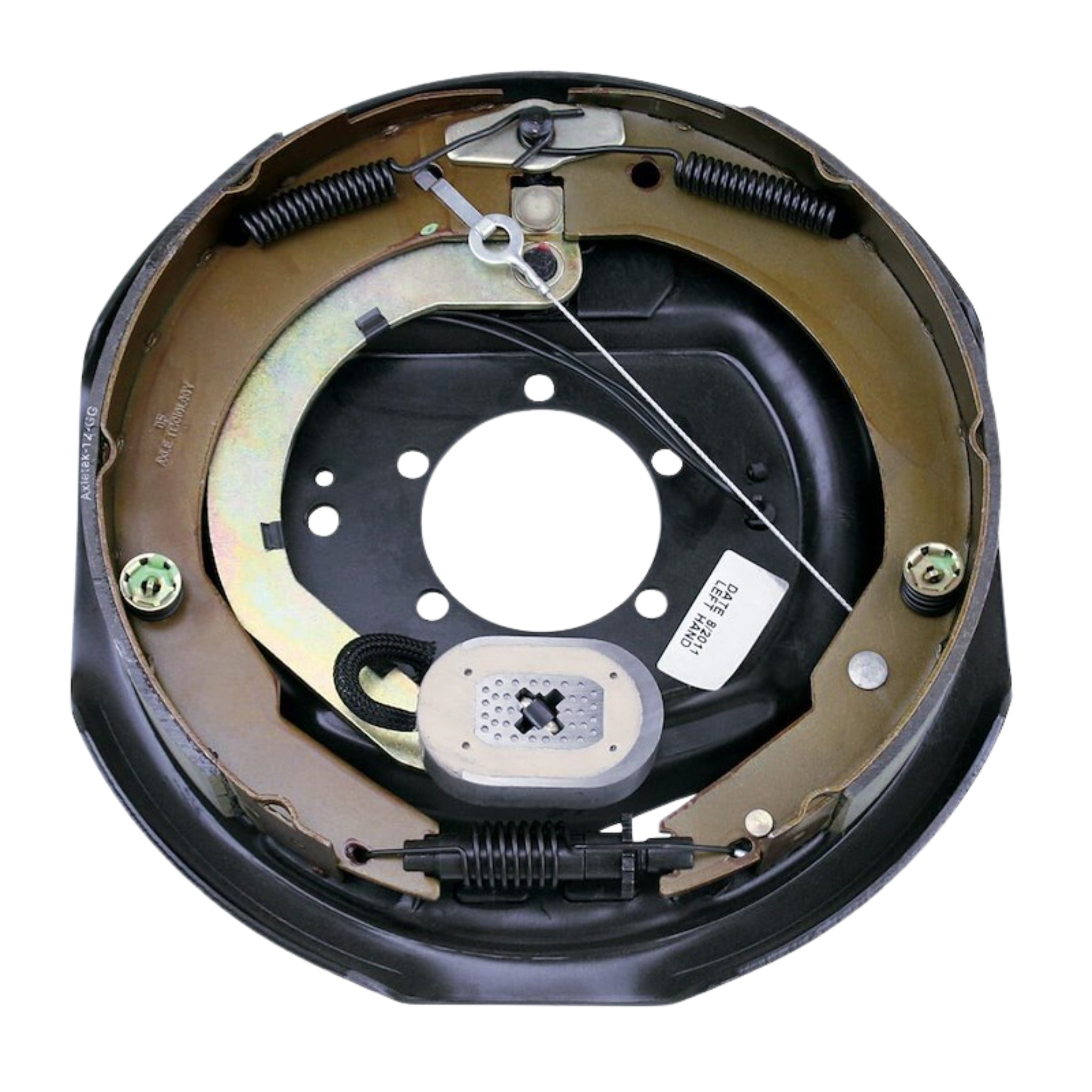 LIPPERT 5,200 - 7,000 lb Trailer Brake Assembly - 12 in. X 2 in. - Left Hand (Driver Side) - Self Adjusting