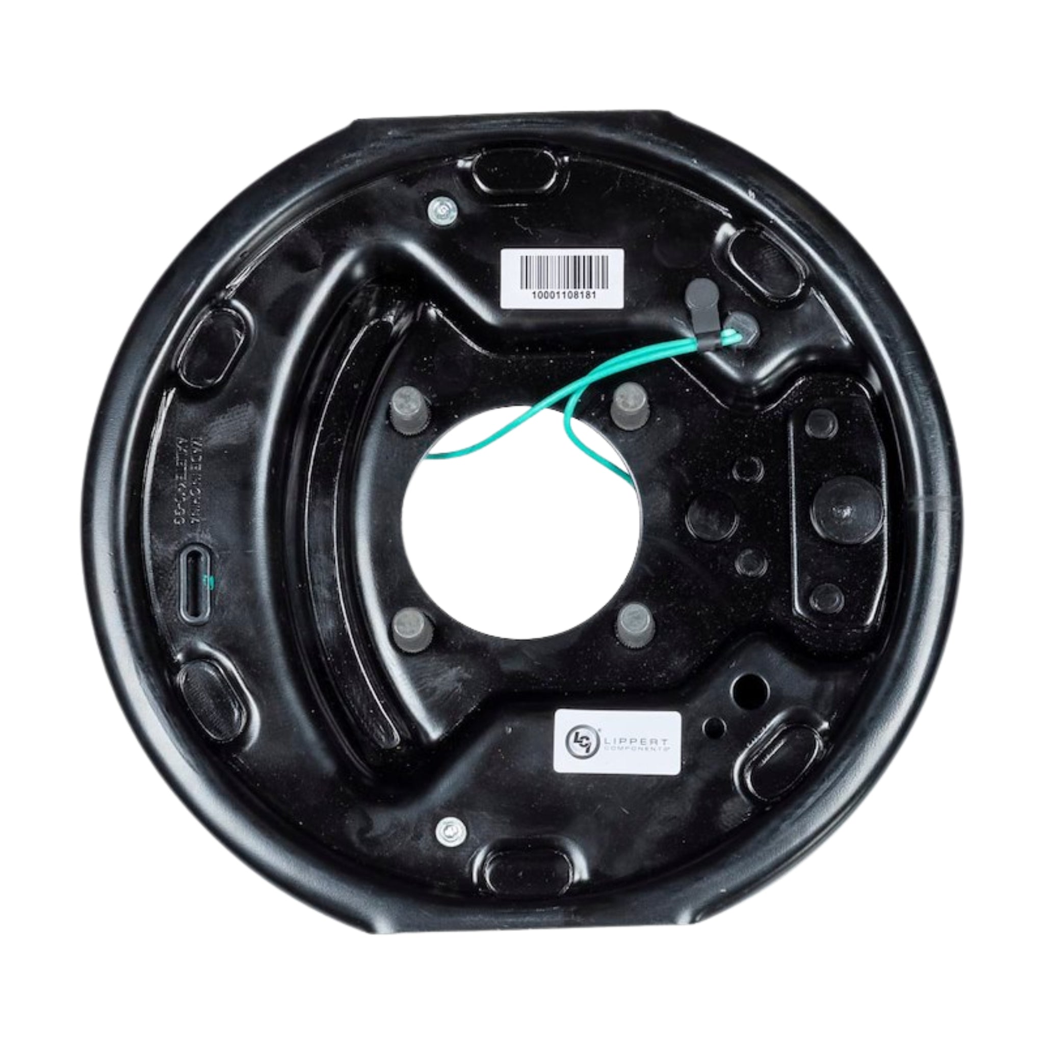 LIPPERT 3,500 lb Trailer Brake Assembly - 10 in. X 2-1/4 in. - Left Hand (Driver Side) - Manual Adjust