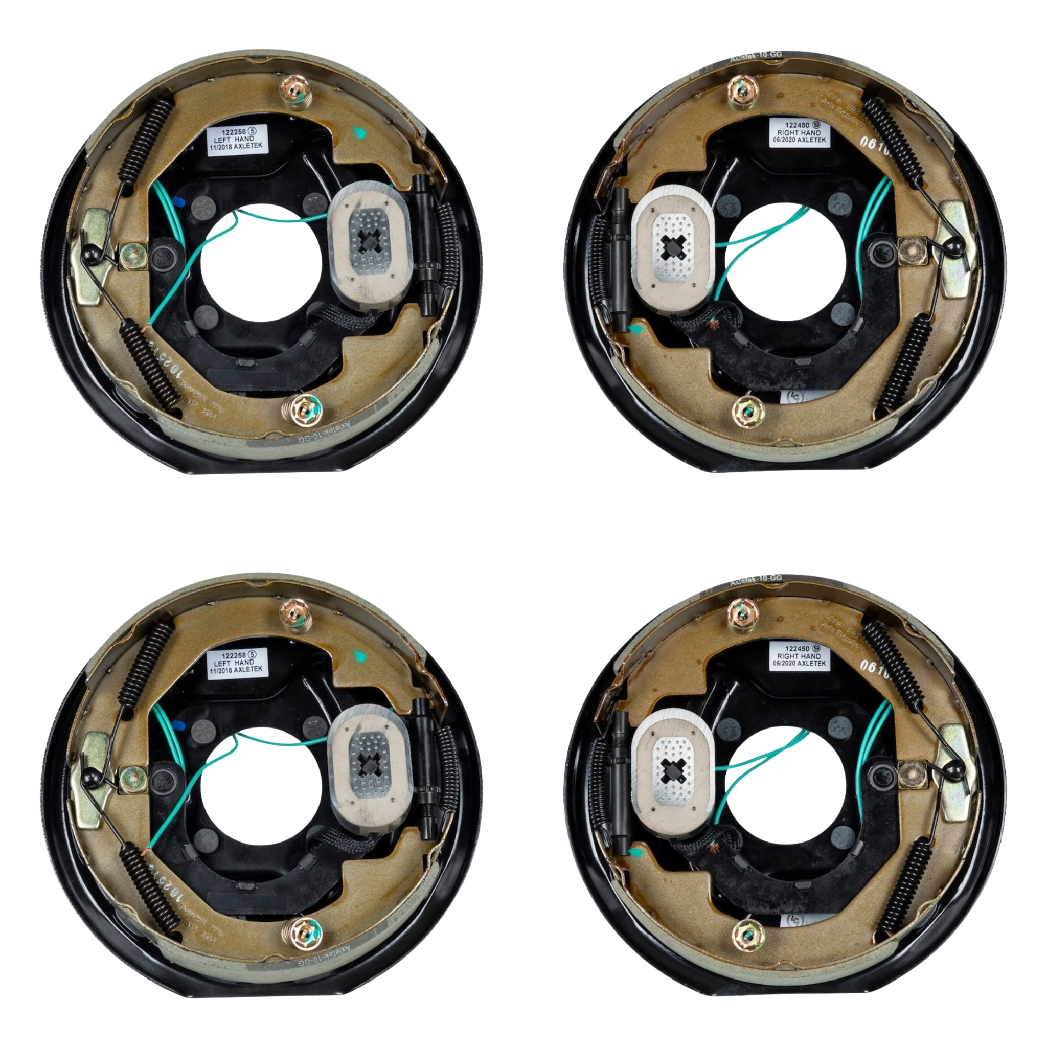 LIPPERT 3,500 lb Trailer Brake Assembly - 10 in. X 2-1/4 in. - Left/Right Hand (Driver/Passenger) Set - Manual Adjust