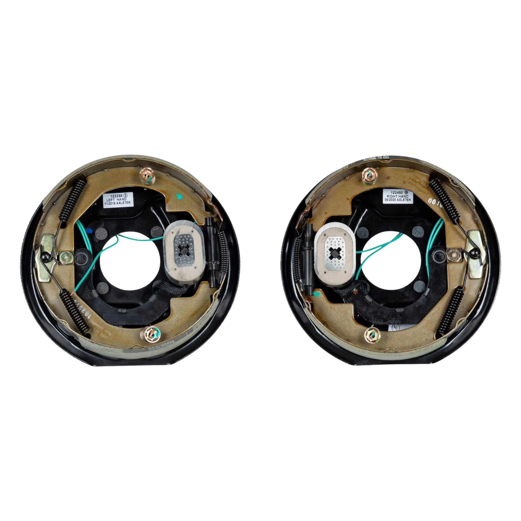 LIPPERT 3,500 lb Trailer Brake Assembly - 10 in. X 2-1/4 in. - Left/Right Hand (Driver/Passenger) Pair - Manual Adjust