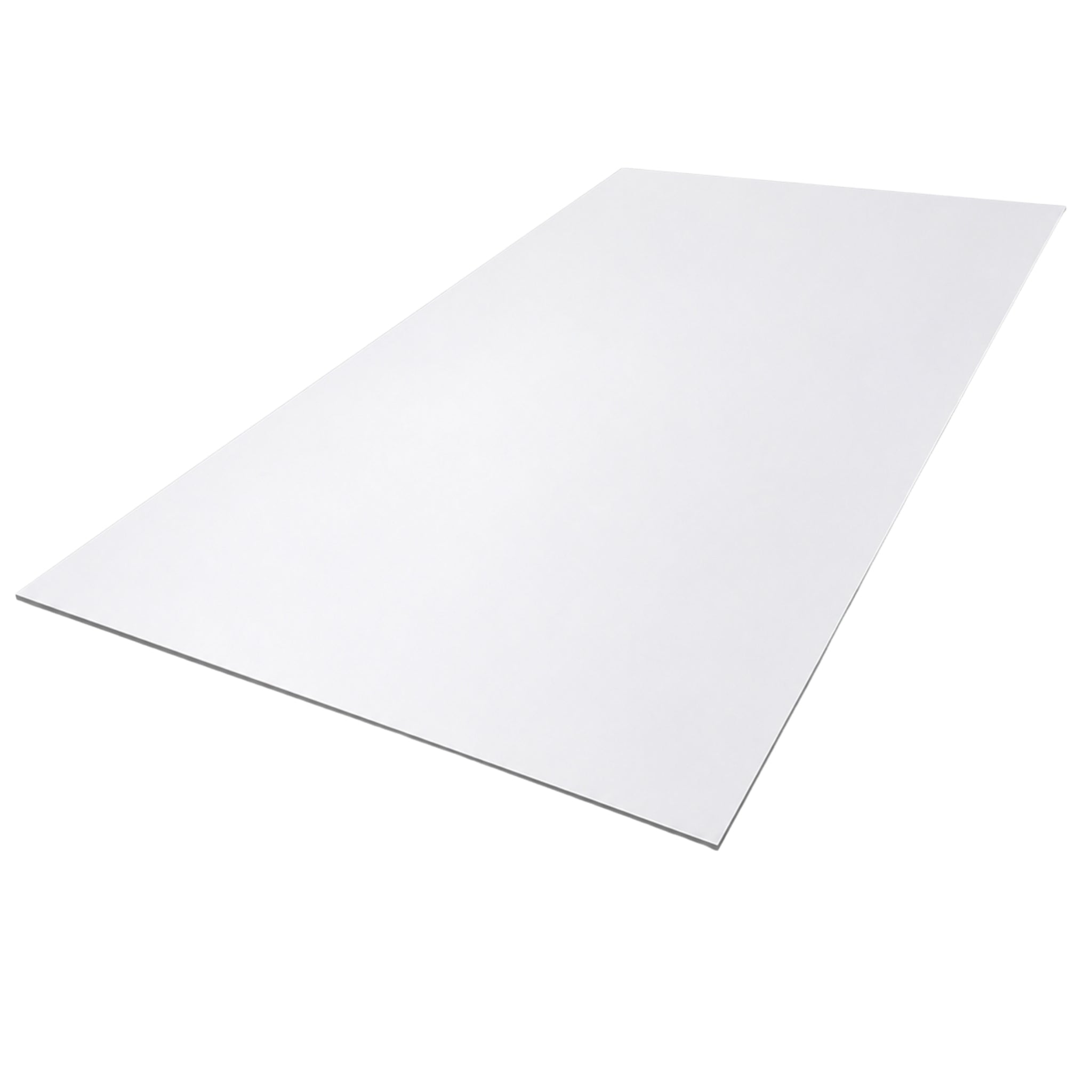 Replacement Cargo Trailer Side Panel - 49 in. X 96 in. (4 ft. x 8 ft.) Sheet - .024 in. Aluminum Skin - White