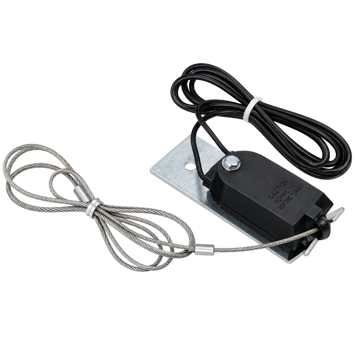 Breakaway Switch with Cable and Pin for Trailer Breakaway Kits - 48 in. Long (J-ELEC)