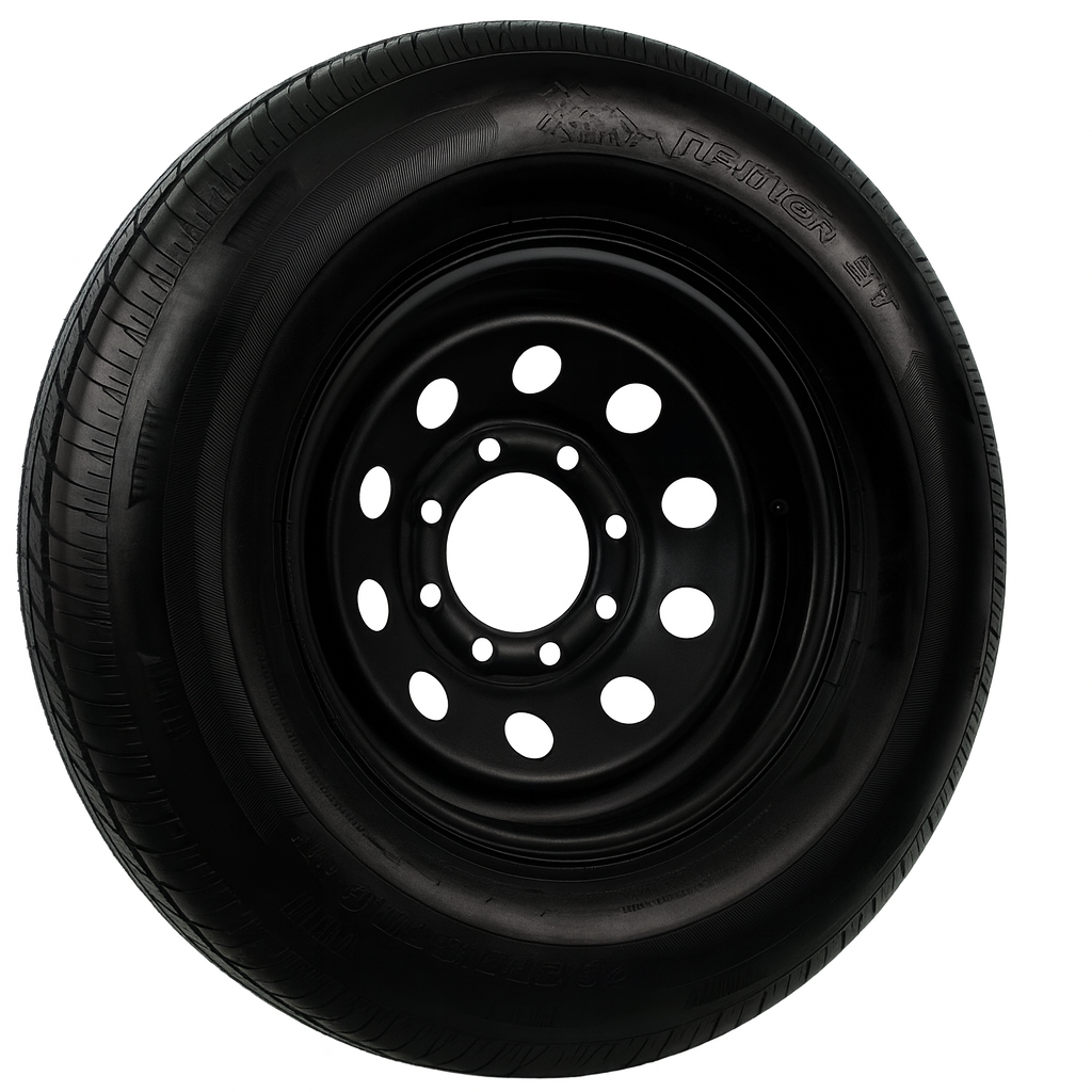 KENDA Loadstar 16" 10 Ply Radial Trailer Wheel & Tire - St 235/80R16 8-6.5" Lug