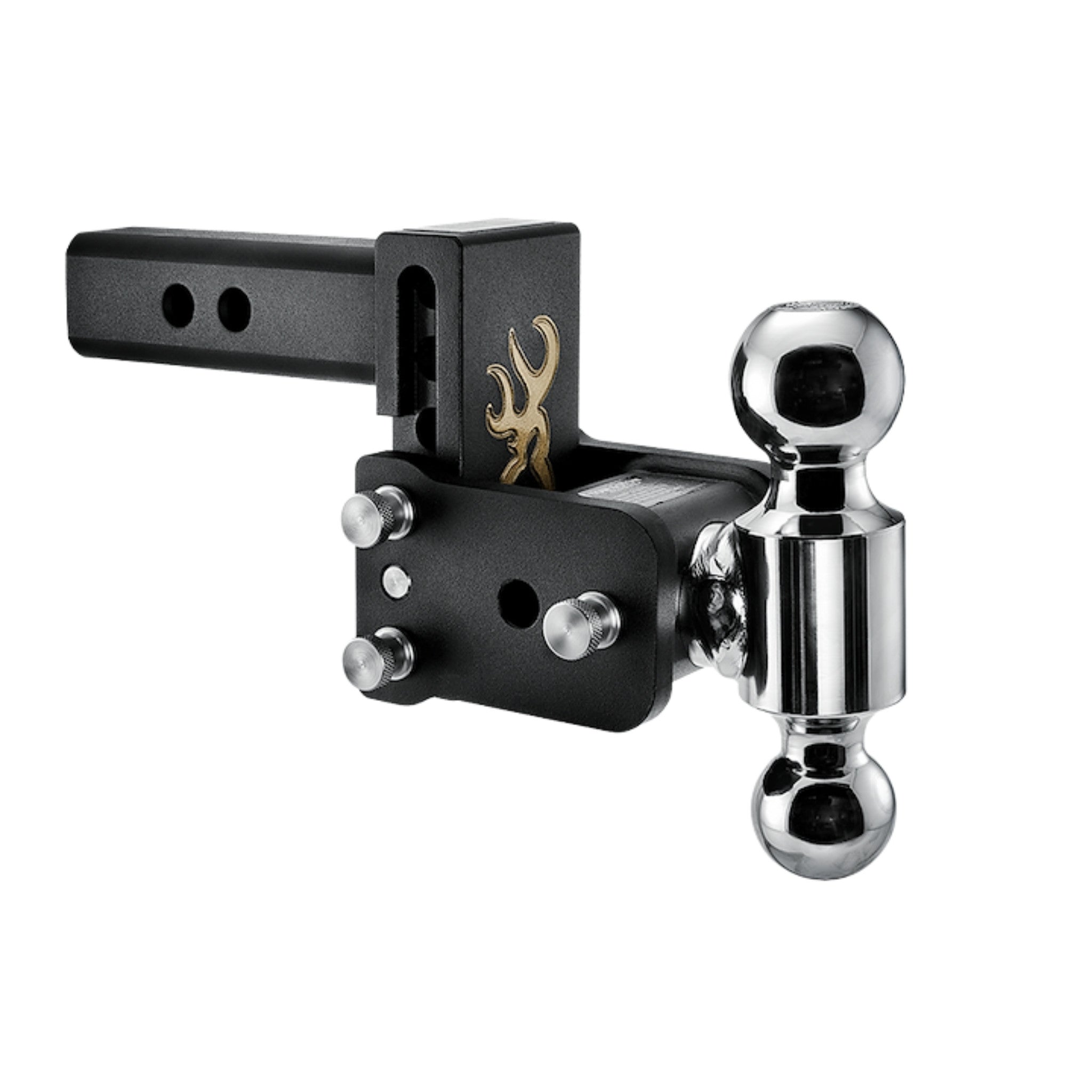 B&W Tow & Stow Dual-Ball Mount - 2 in. Shank - 3 in. Drop - 10,000 lb - Browning Edition - 2 in. / 2-5/16 in. Ball