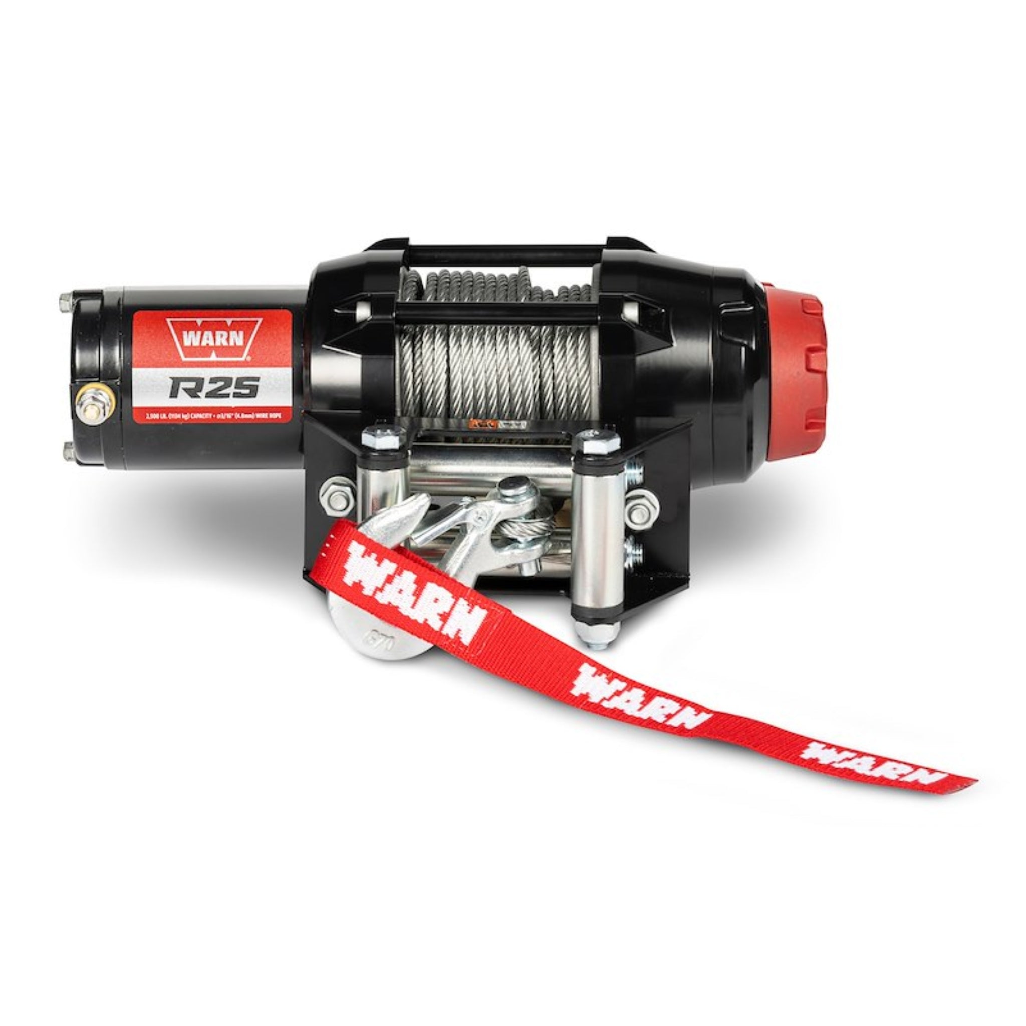WARN R25 Wired Steel Rope Winch - 2,500 lb - 50 ft. Line